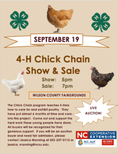 Cover photo for 2018 Chick Chain 4-H Show and Sale
