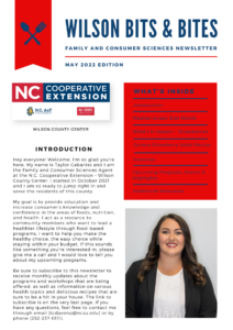 FCS May 2022 Newsletter Title Page