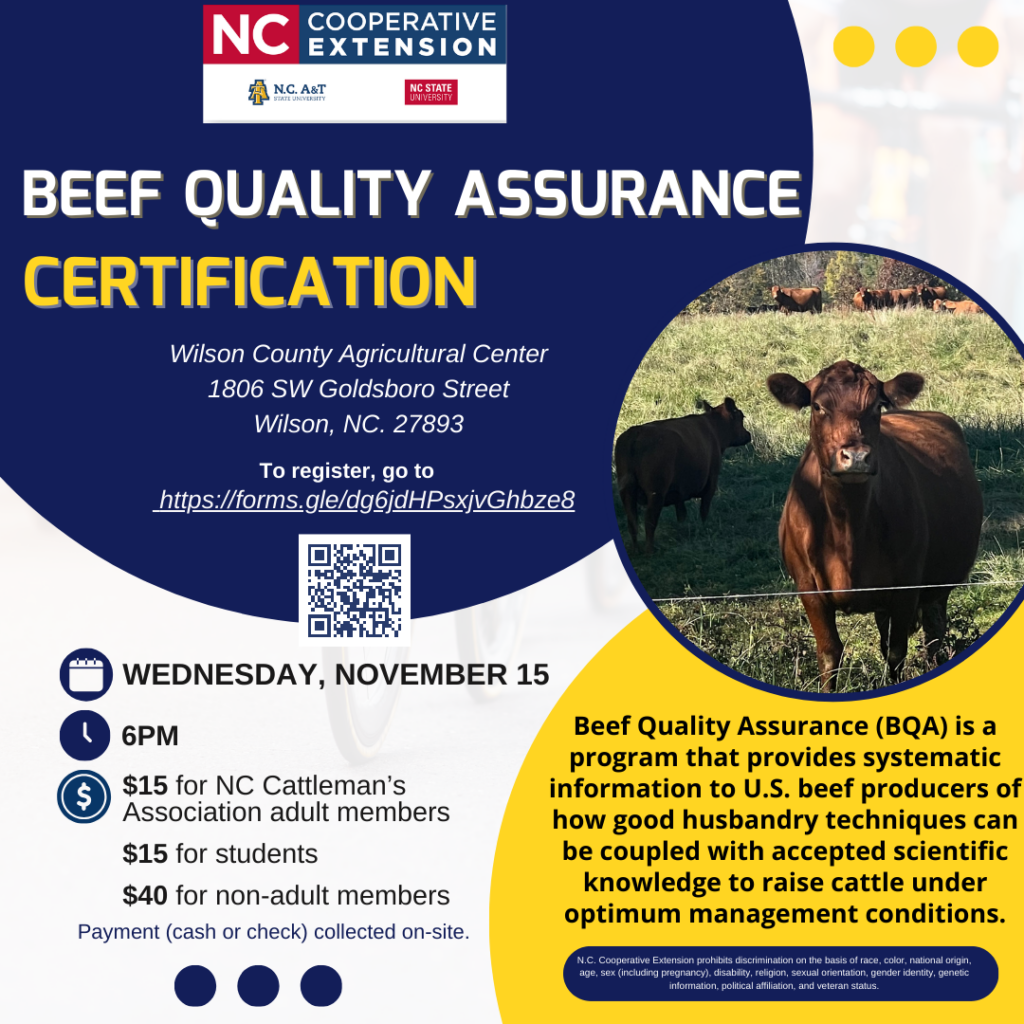 Beef Quality Assurance Certification