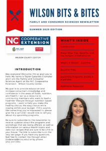 Cover photo for Wilson Bits & Bites FCS Summer 2025 Newsletter